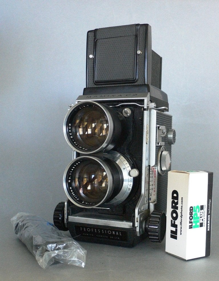 Mamiya C3 Professional Medium Format TLR Film Camera Sekor, Ophalen of Verzenden, Gebruikt, Spiegelreflex, Overige Merken