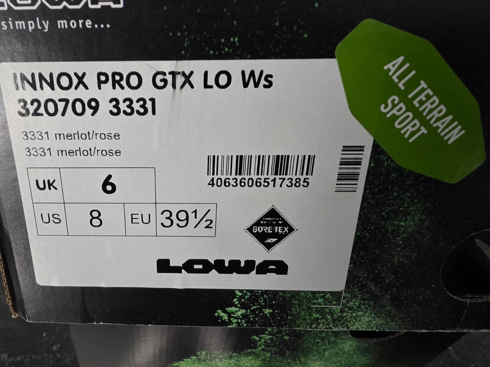 Lowa Innox Pro GTX LO Ws Wandelschoenen Dames EU 39.5, Ophalen of Verzenden, Zo goed als nieuw