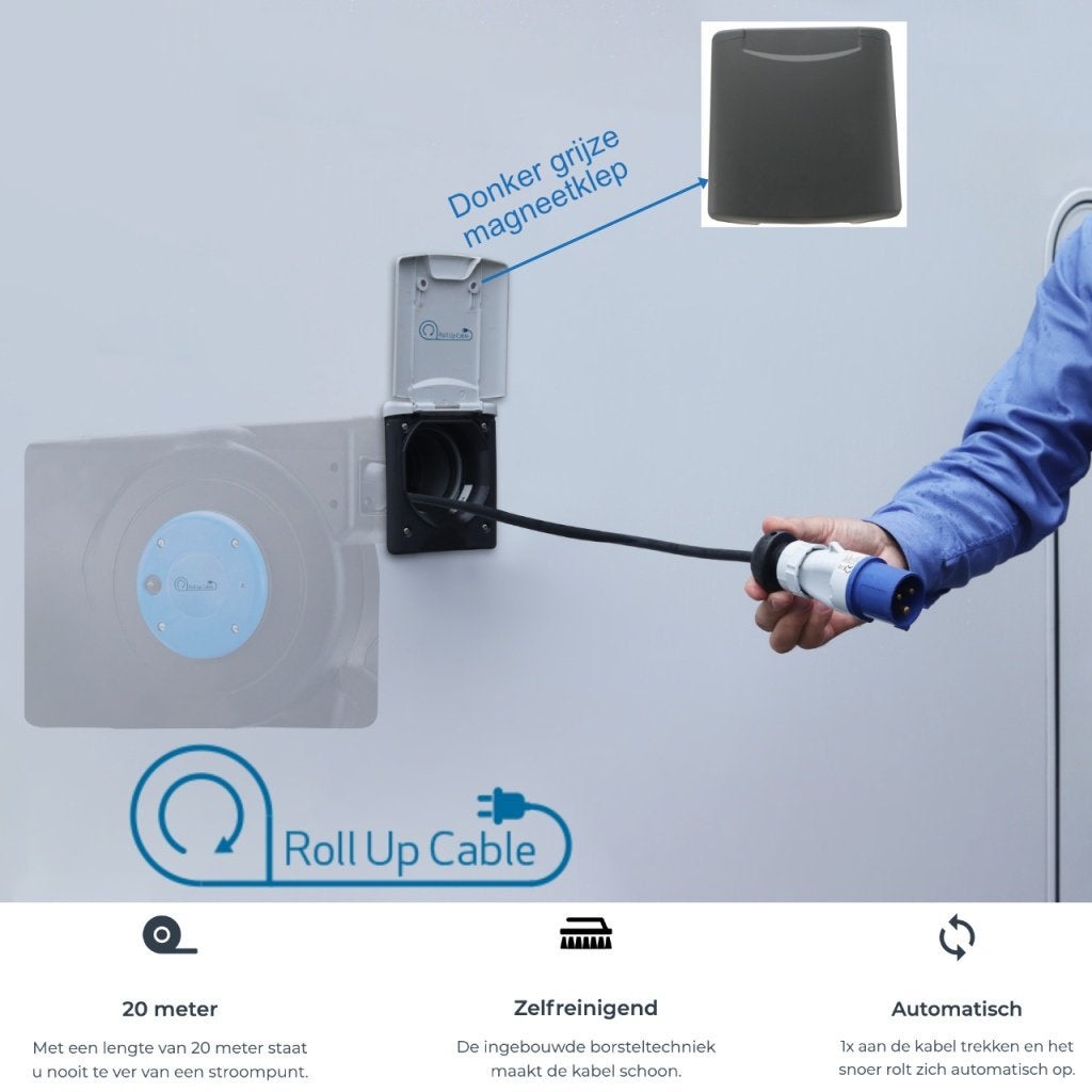 Roll Up Cable 230V – ideaal voor campers, Ophalen of Verzenden, Nieuw