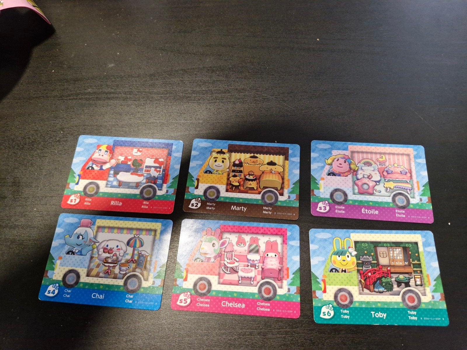 Animal Crossing Sanrio Amiibo Kaarten -Complete Set (6 stuks, Ophalen of Verzenden, Nieuw