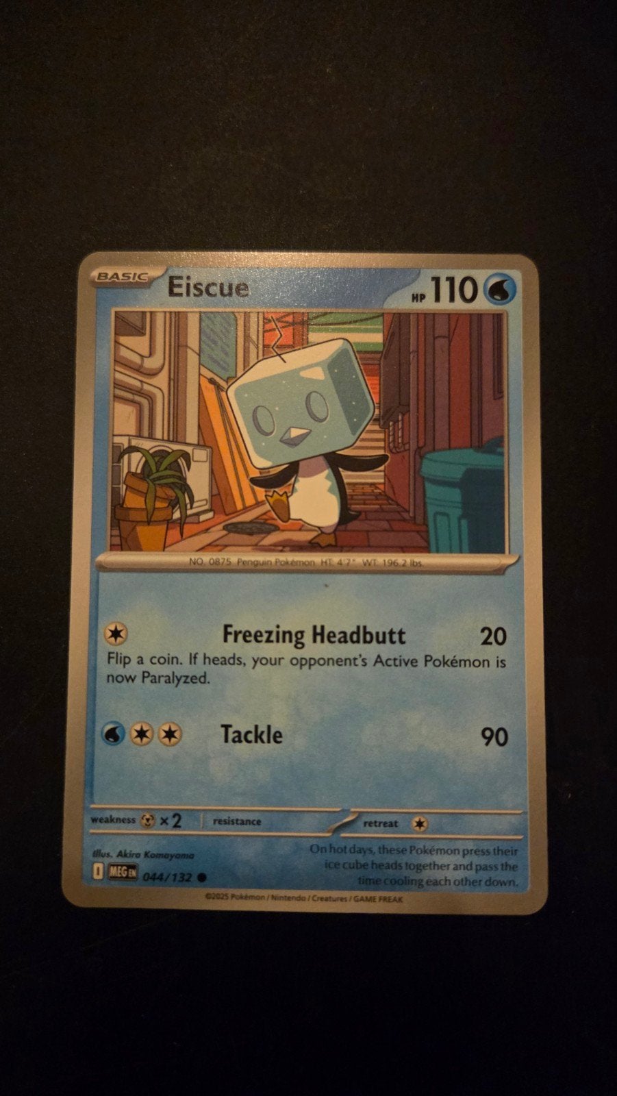 Eiscue 044/132 - Mega Evolution Pokémon Kaart, Verzenden, Zo goed als nieuw, Losse kaart