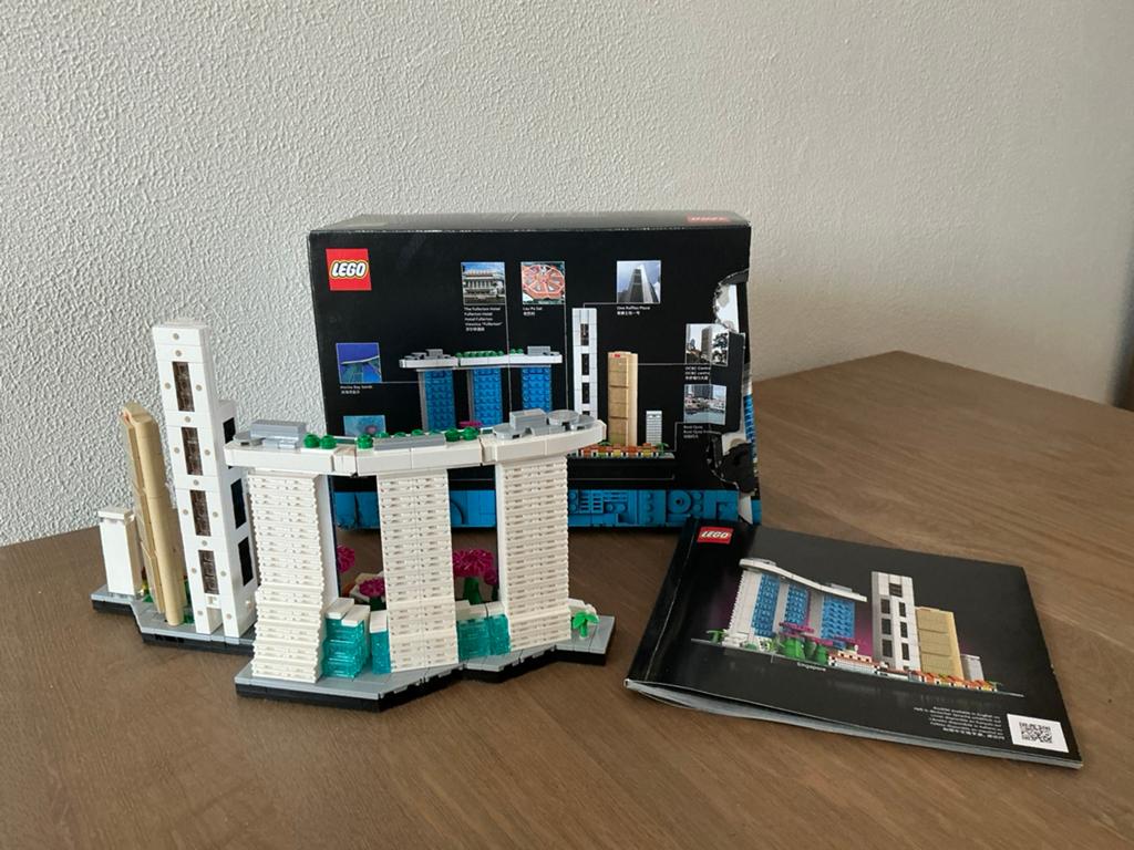 Lego Architecture Singapore 21057, Ophalen of Verzenden, Zo goed als nieuw