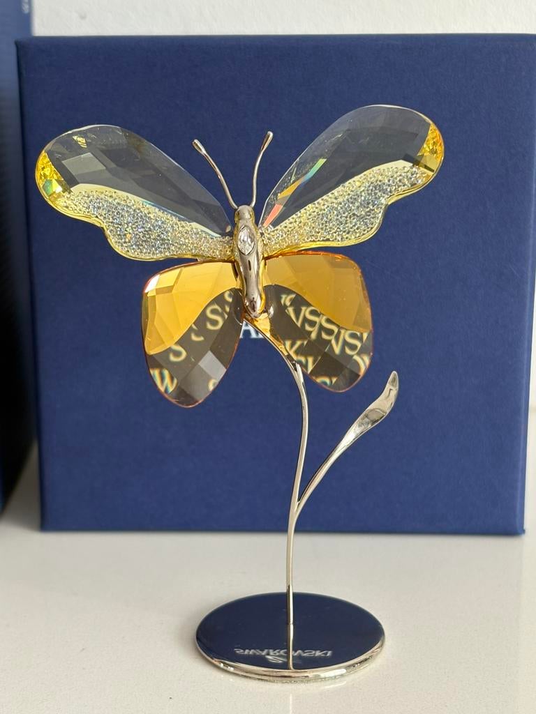 Swarovski vlinder, Ophalen of Verzenden, Zo goed als nieuw, Figuurtje