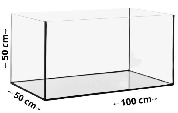 volglas aquarium 100x50x50 cm, Info@aquadeco.nl, Aquariummeubel, Nieuw, Overige merken