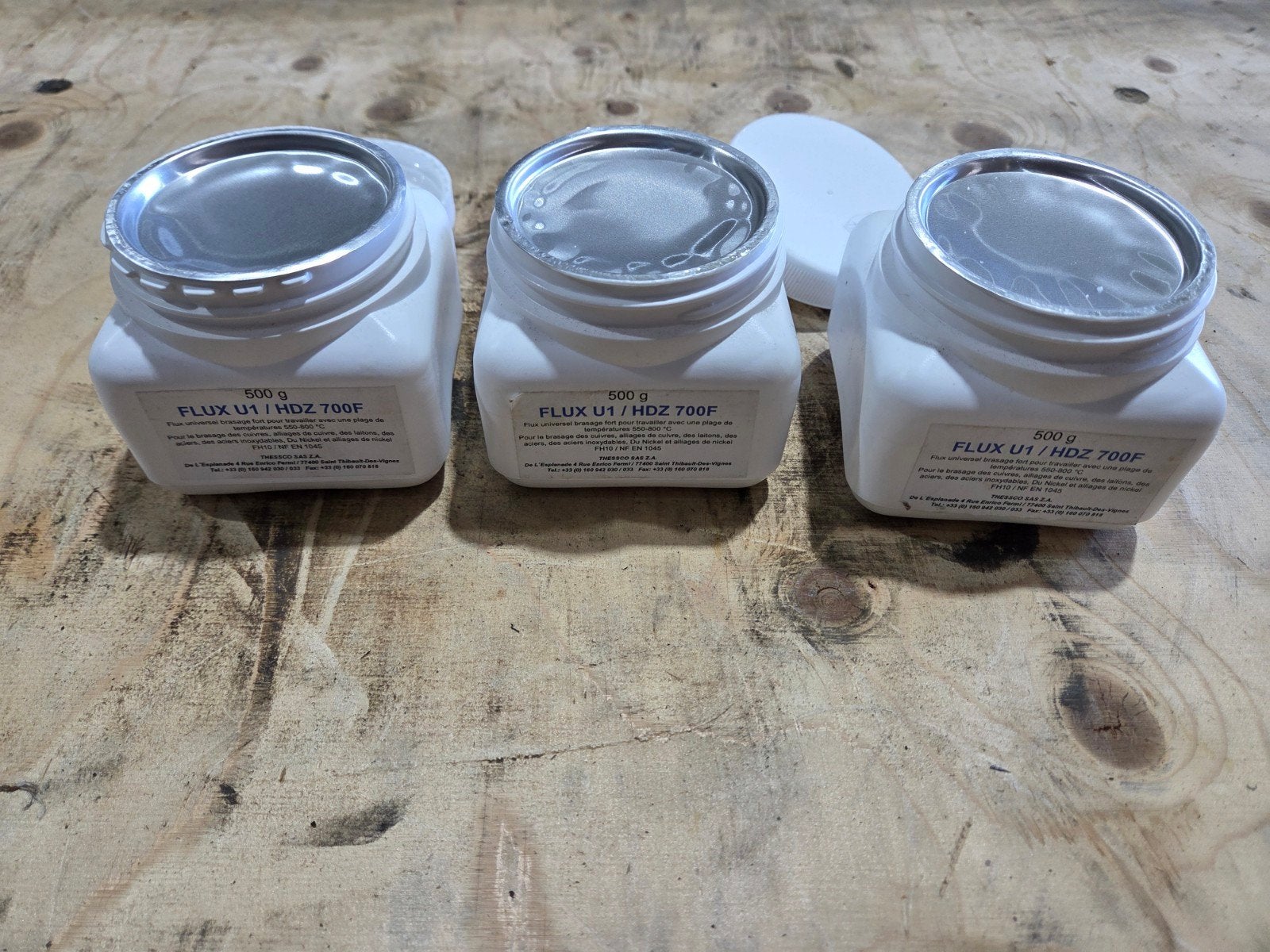 3x Thessco Flux U1 / HDZ 700F Hardsoldeerpasta – 500g NIEUW, Ophalen of Verzenden, Nieuw, Overige typen