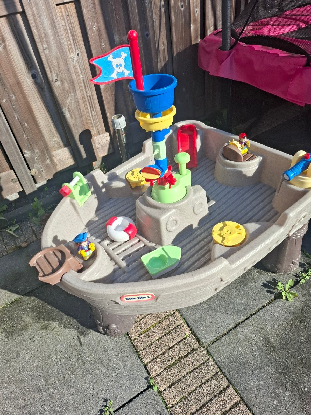 little tikes piratenboot, Ophalen, Gebruikt