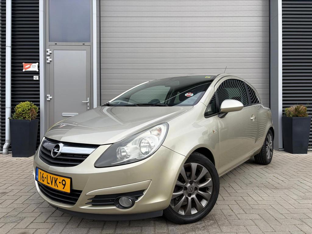 Opel Corsa 1.2-16V '111' Edition/133.000 NAP/Cruise ctrl/Air, Voorwielaandrijving, Euro 5, Zwart, 1229 cc