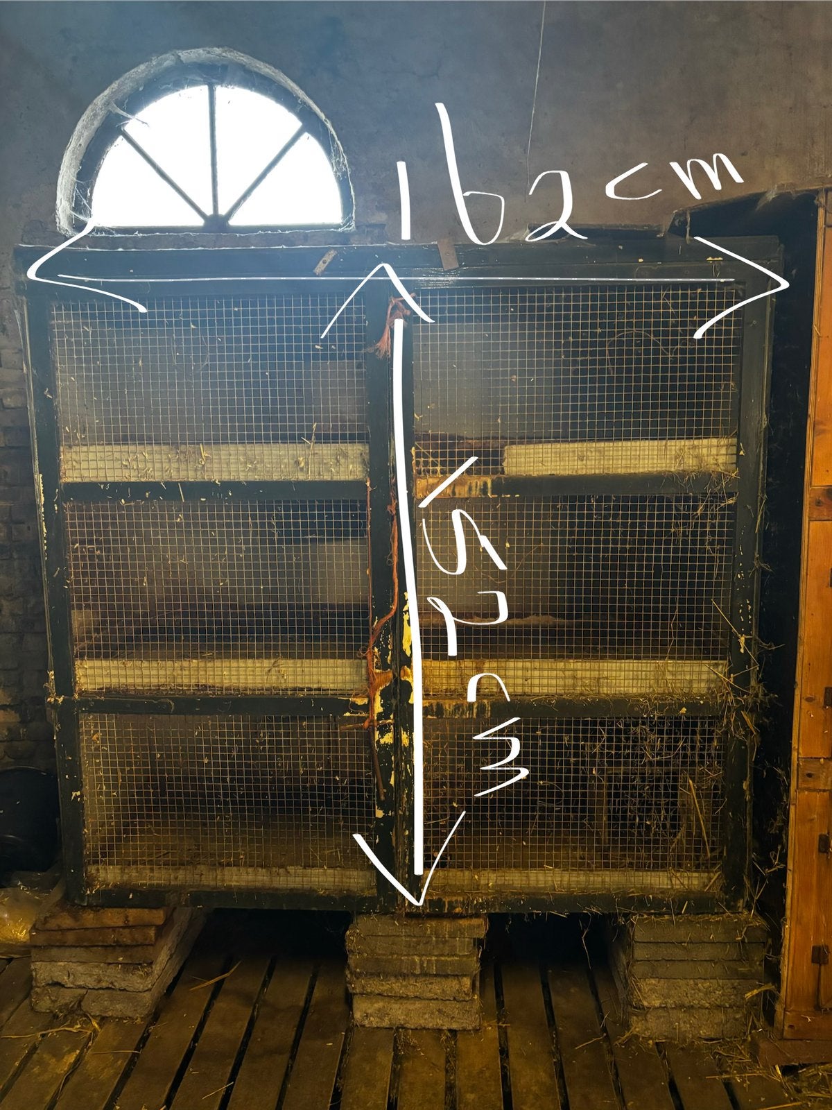 Konijnenflat, Dieren en Toebehoren, Gebruikt, Minder dan 75 cm, Hok, Ophalen