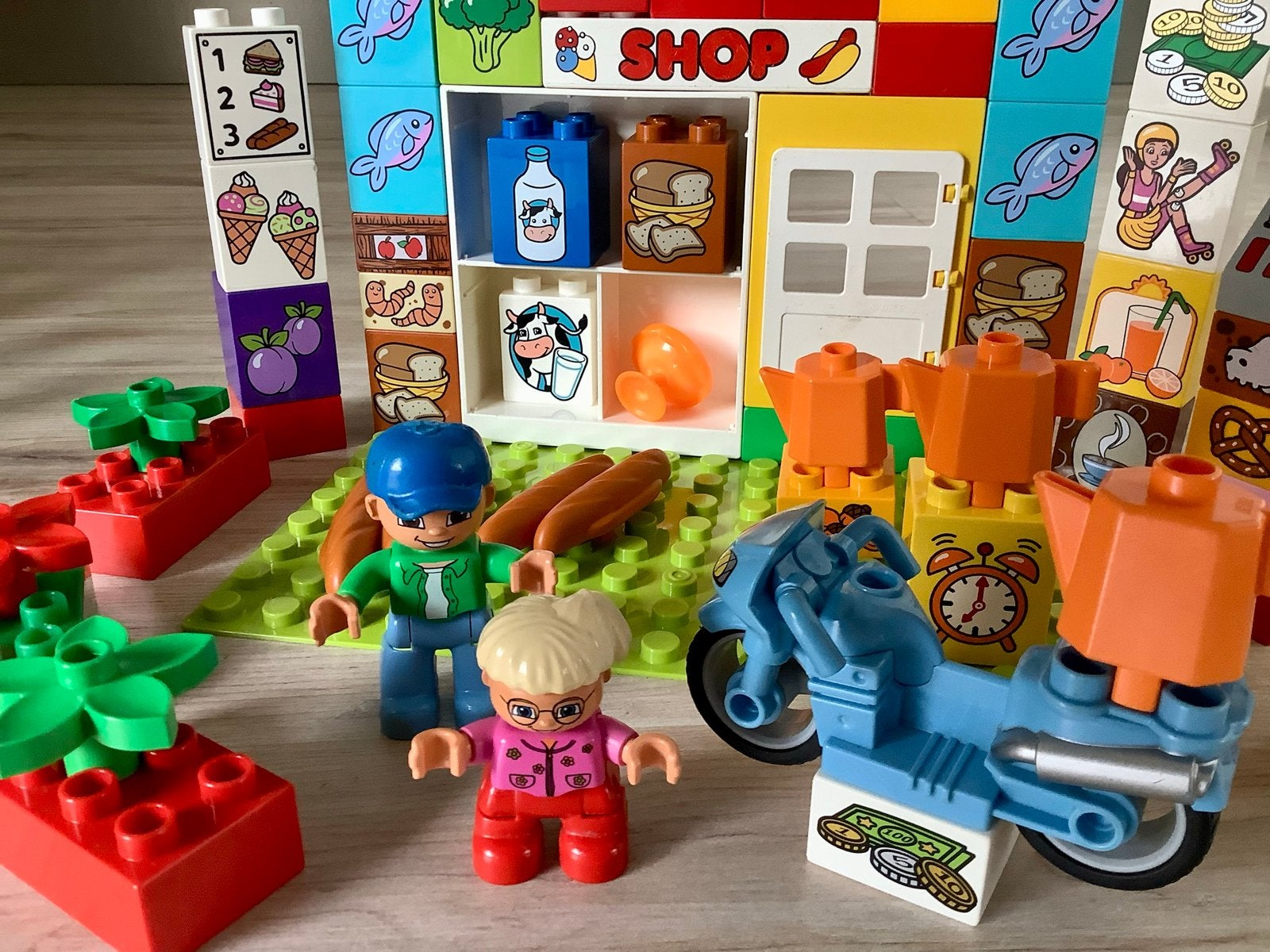 Duplo speelgoed - diverse blokken en figuren, Kinderen en Baby's, Speelgoed | Duplo en Lego, Ophalen, Gebruikt, Duplo, Inclusief accessoires