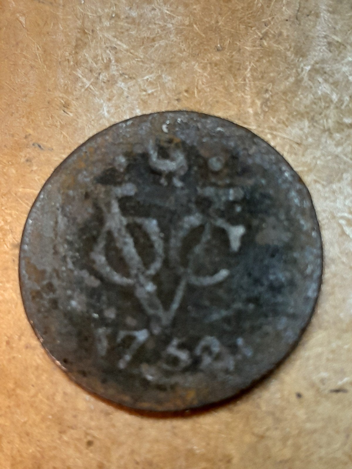 VOC Duit 1752 - Zeer zeldzaam en historisch, Ophalen of Verzenden