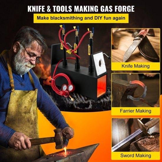 Gasforge – Vuurvaste Forge – Metalen Smeltoven, Corvance B.V., Verzenden, Nieuw, Corvancebol@gmail.com