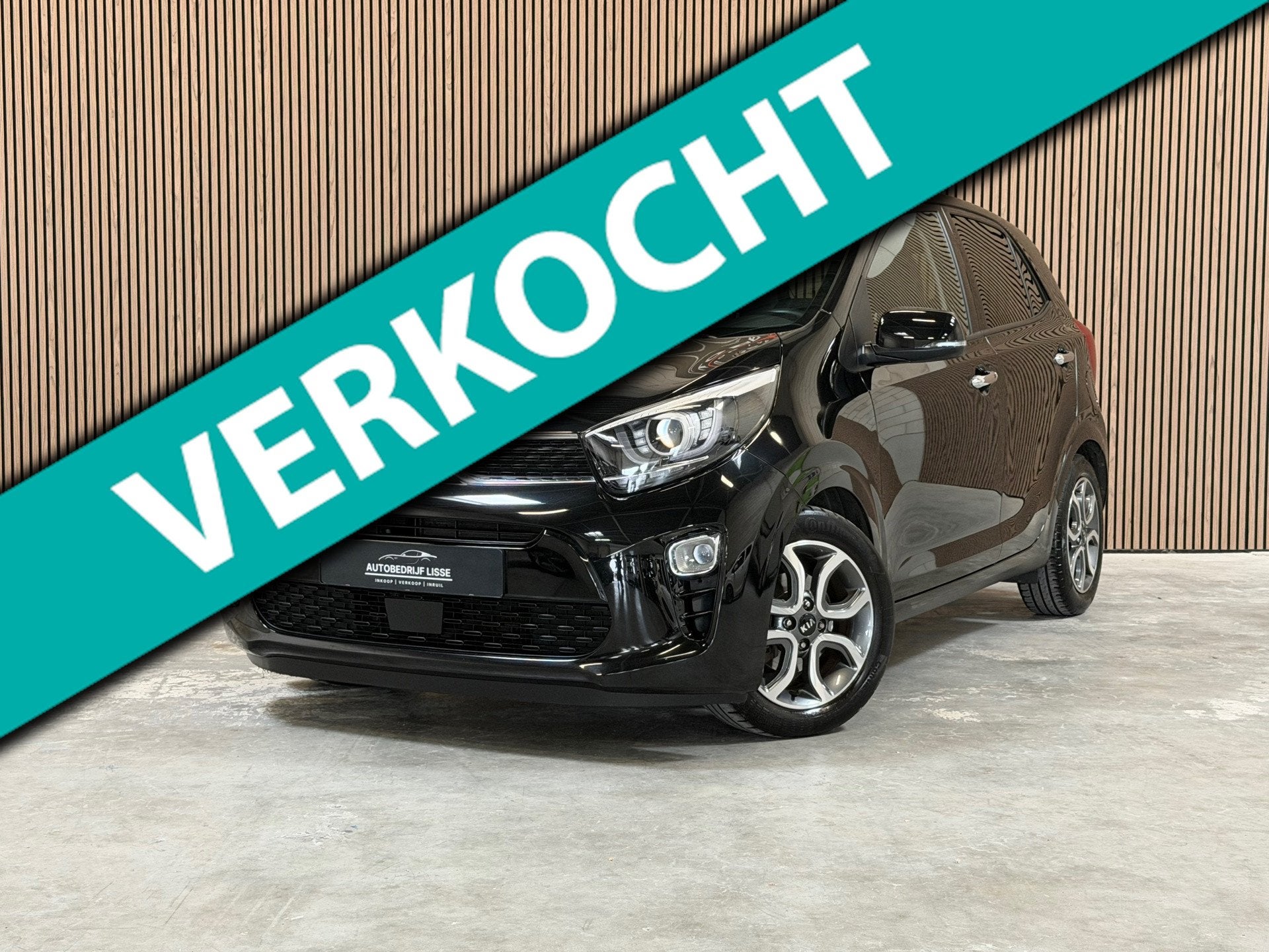 Kia Picanto 1.0 DPi DynamicPlusLine Navi|keyless|Carplay|Nap, Gebruikt, 4 stoelen, Zwart, Origineel Nederlands