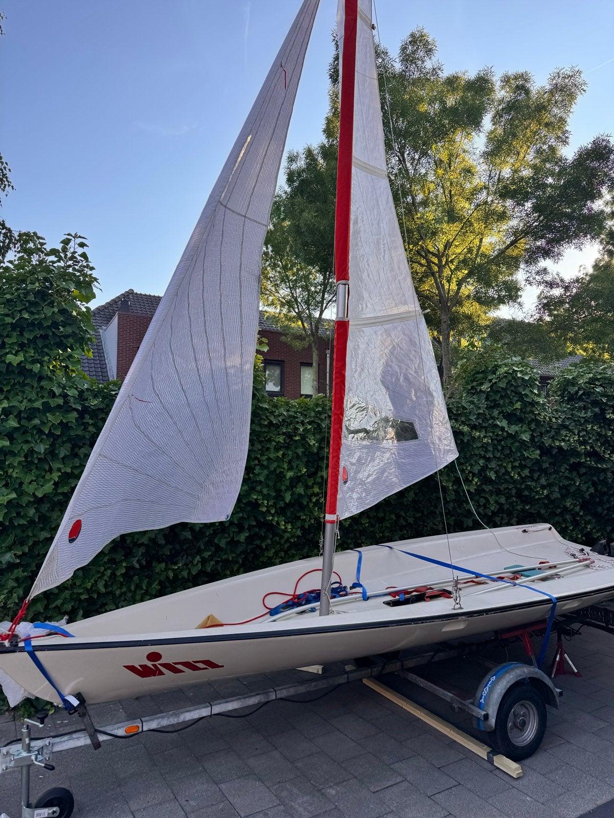 Beneteau Wizz vintage dinghy met trailer - 1984, Ophalen of Verzenden, Gebruikt