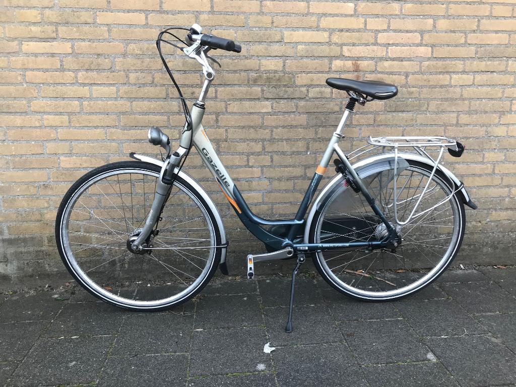 damesfiets gazelle, Ophalen, Versnellingen, Gazelle, Trommelrem