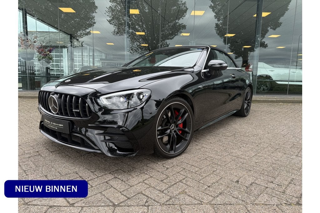 Mercedes-Benz E-Klasse Cabrio AMG 53 4MATIC * Burmester * Na, Auto's, Mercedes-Benz, 12 maanden, Gebruikt, Zwart, Zwart