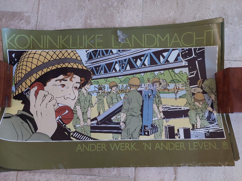 landmacht posters 3 soorten, Verzamelen, Militaria | Algemeen, Ophalen of Verzenden, Landmacht, Nederland, Foto of Poster