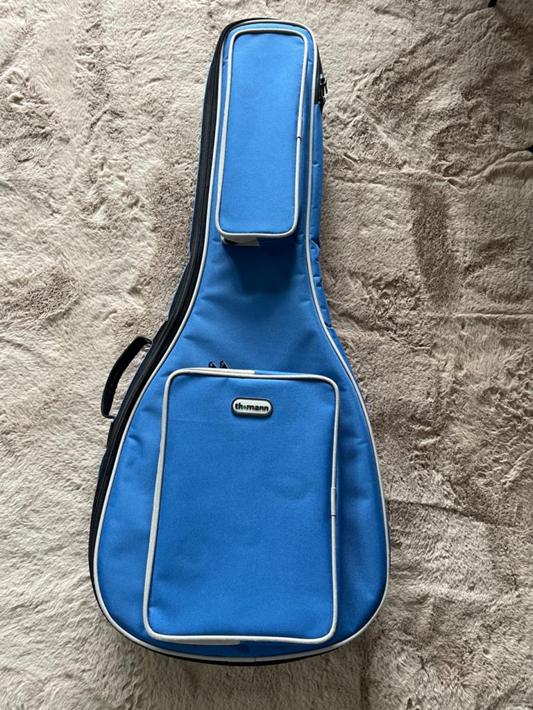 Thomann gitaartas - Blauw voor 3/4 gitaar, Muziek en Instrumenten, Behuizingen en Koffers, Ophalen, Gebruikt, Akoestische gitaar