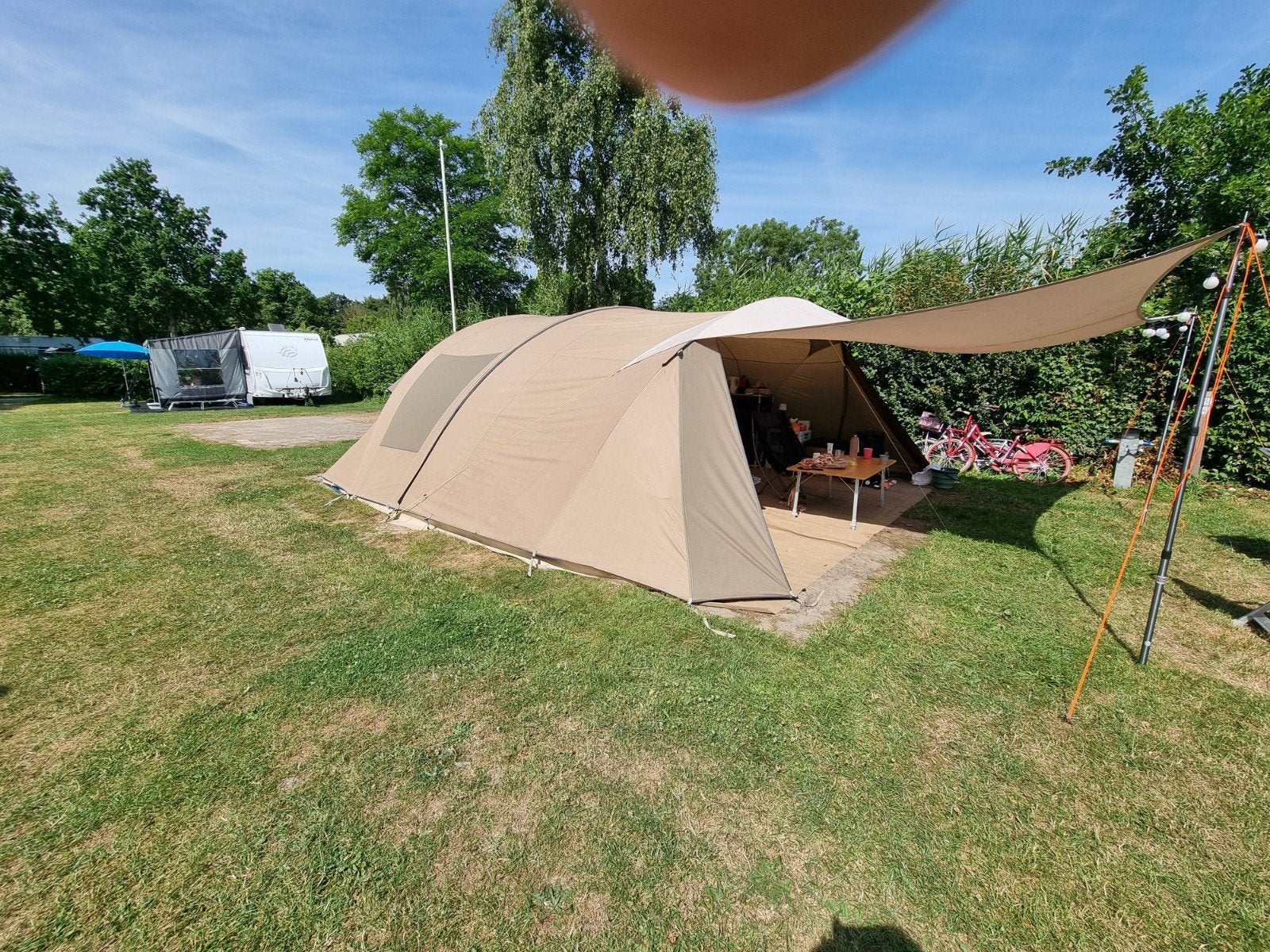 Falco Steenarend 5800, Caravans en Kamperen, Tenten, Ophalen, Gebruikt