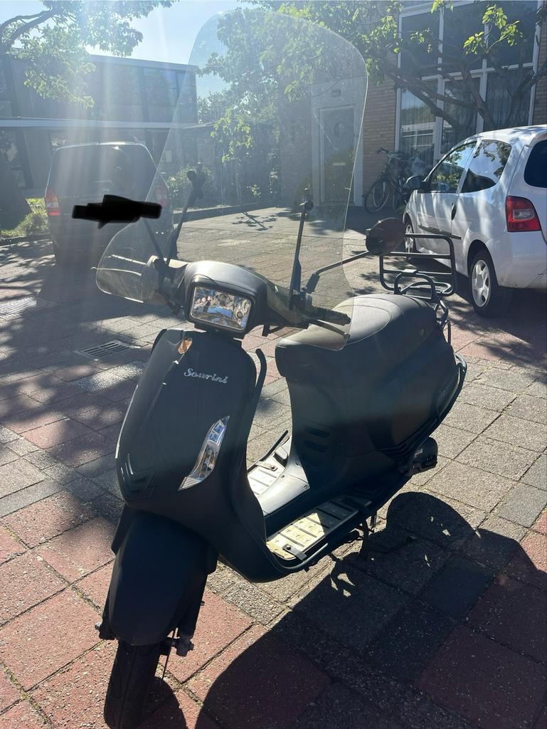 La souris Scooter 2021 Mat Zwart, Ophalen, Gebruikt, Maximaal 45 km/u, Benzine