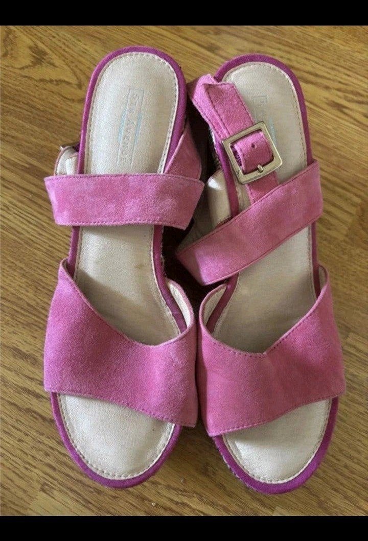 sleehak 5th avenue, Kleding | Dames, Schoenen, Zo goed als nieuw, 5th Avenue, Roze, Sandalen of Muiltjes