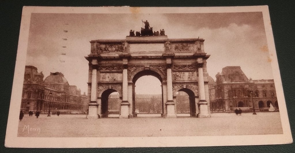 Parijs - L'Arc de Triomphe du Carrousel et le Louvre - KPa02, Verzenden, 1920 tot 1940, Gelopen, Frankrijk