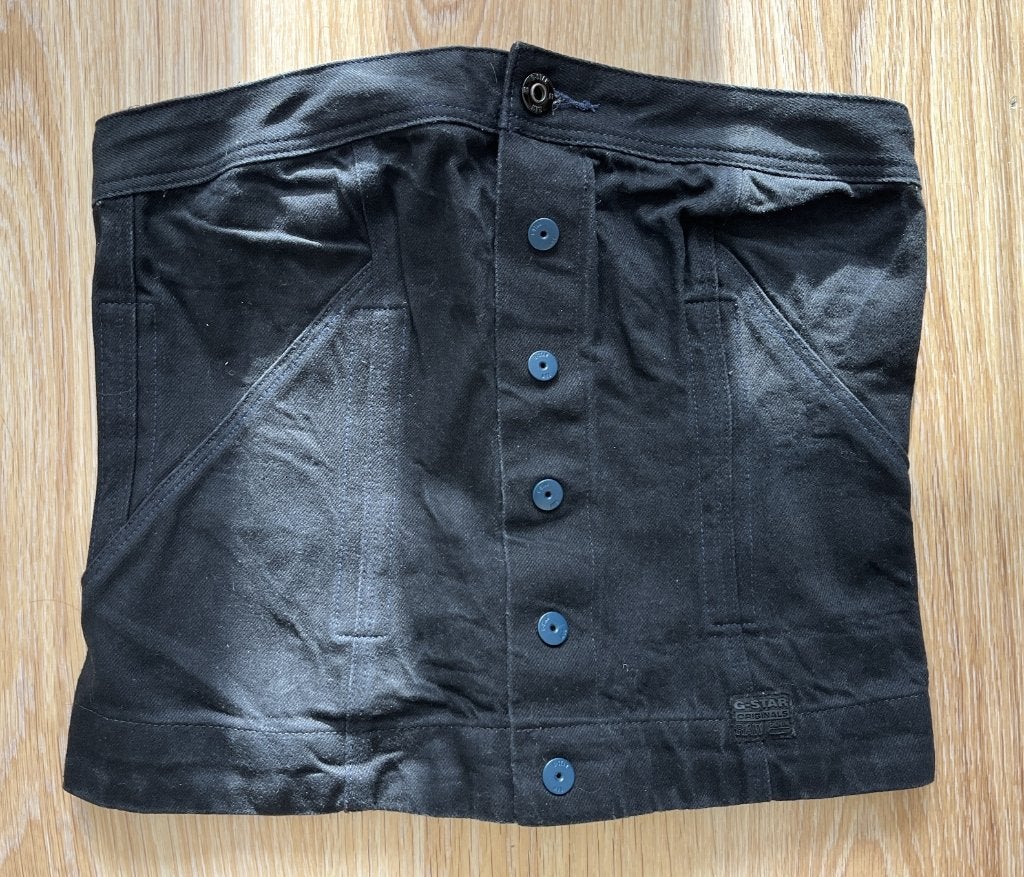 G-star RAW strapless top maat M, Maat 38/40 (M), Zonder mouw, Verzenden, Blauw