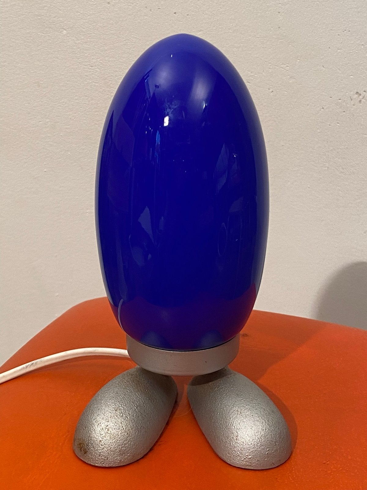IKEA Fjorton "Dino Egg" tafellamp, Huis en Inrichting, Ophalen of Verzenden, IKEA, Design, Glas