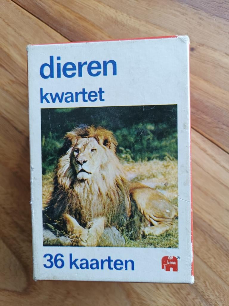 Dieren kwartet uit de jaren zeventig, Hobby en Vrije tijd, Gezelschapsspellen | Kaartspellen, Drie of vier spelers, Ophalen of Verzenden