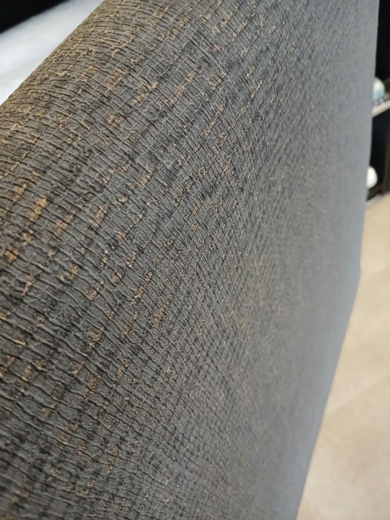 Behang met structuur antraciet/brons/goud, Ophalen of Verzenden, Minder dan 10 m², Grijs