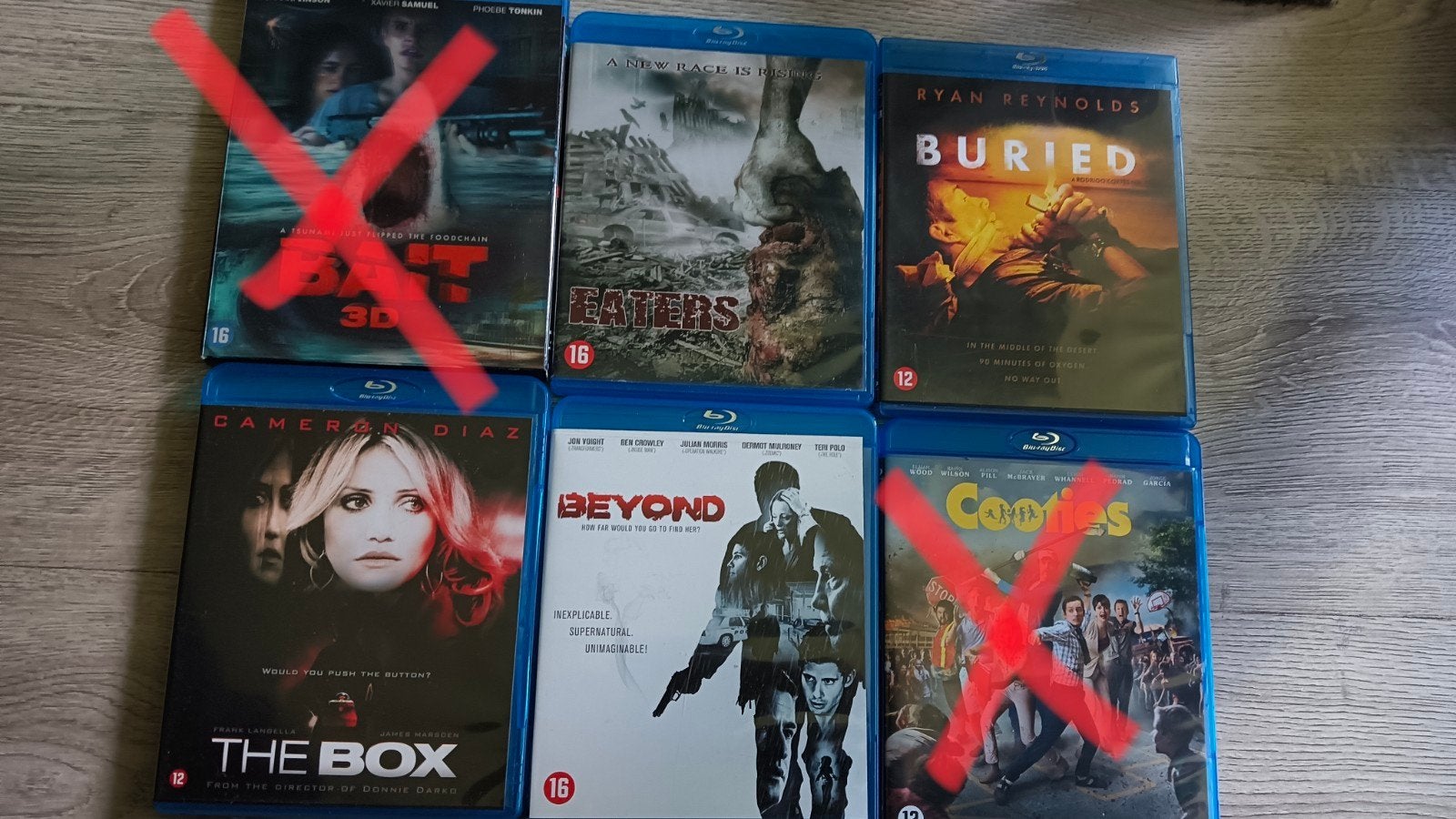Horrorfilms op bluray 5 euro per stuk, Ophalen of Verzenden, Zo goed als nieuw, Horror