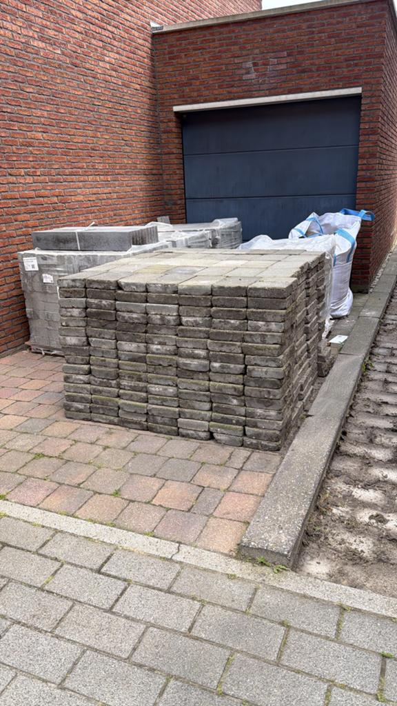 Gratis terras/tuin tegels 32m2, 30x20cm - snel ophalen, Tuin en Terras, Tegels en Klinkers, Ophalen, Gebruikt, 10 m² of meer, Beton