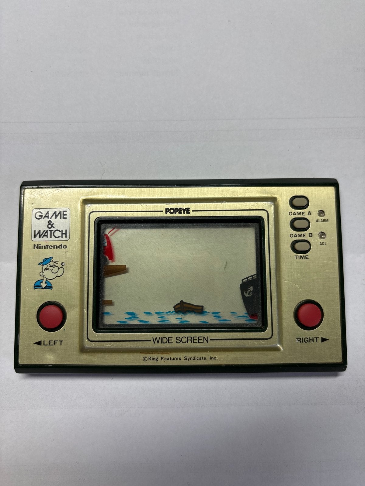 Nintendo Game & Watch Popeye Wide Screen (PP-23), Ophalen of Verzenden, Nintendo, Gebruikt
