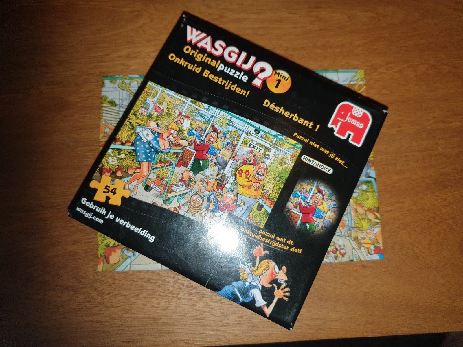 WASGIJ? Original 1: Dèshberbant! Mini Puzzel 54 stukjes, Ophalen of Verzenden, Minder dan 500 stukjes, Nieuw, Legpuzzel