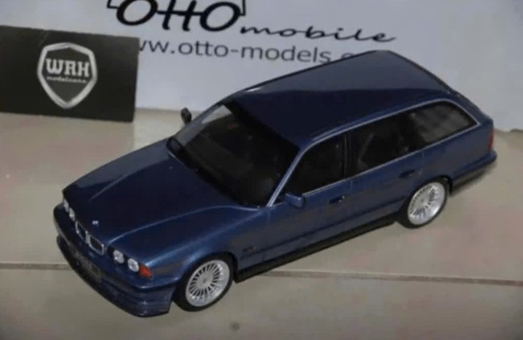 1:18 BMW ALPINA TOURING E34 blue Otto mobile OT944 WRH, Hobby en Vrije tijd, Modelauto's | 1:18, Verzenden, Zo goed als nieuw