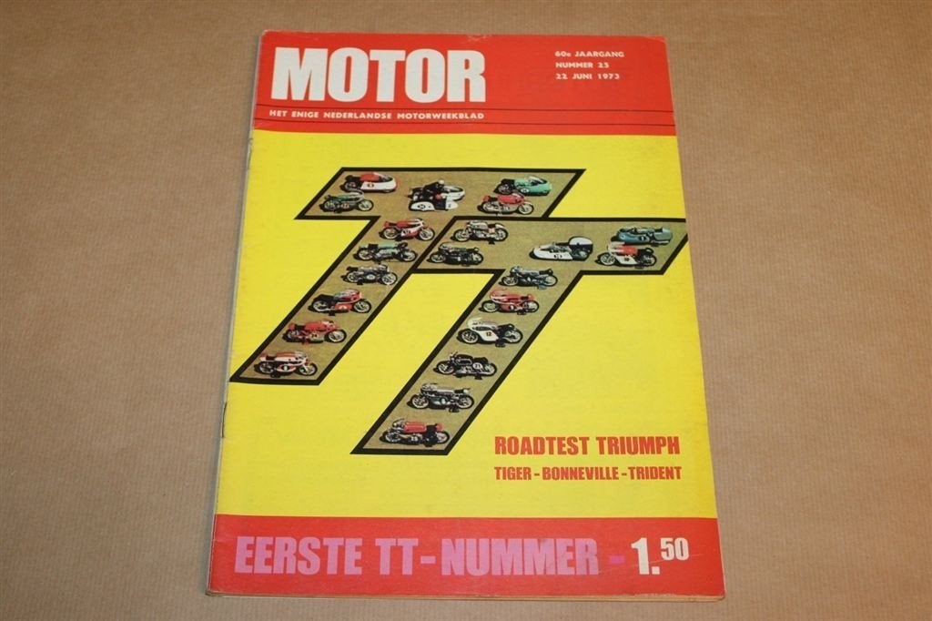 Magazine - Motor - 1973 - Eerste TT nummer !!, Ophalen of Verzenden, Zo goed als nieuw