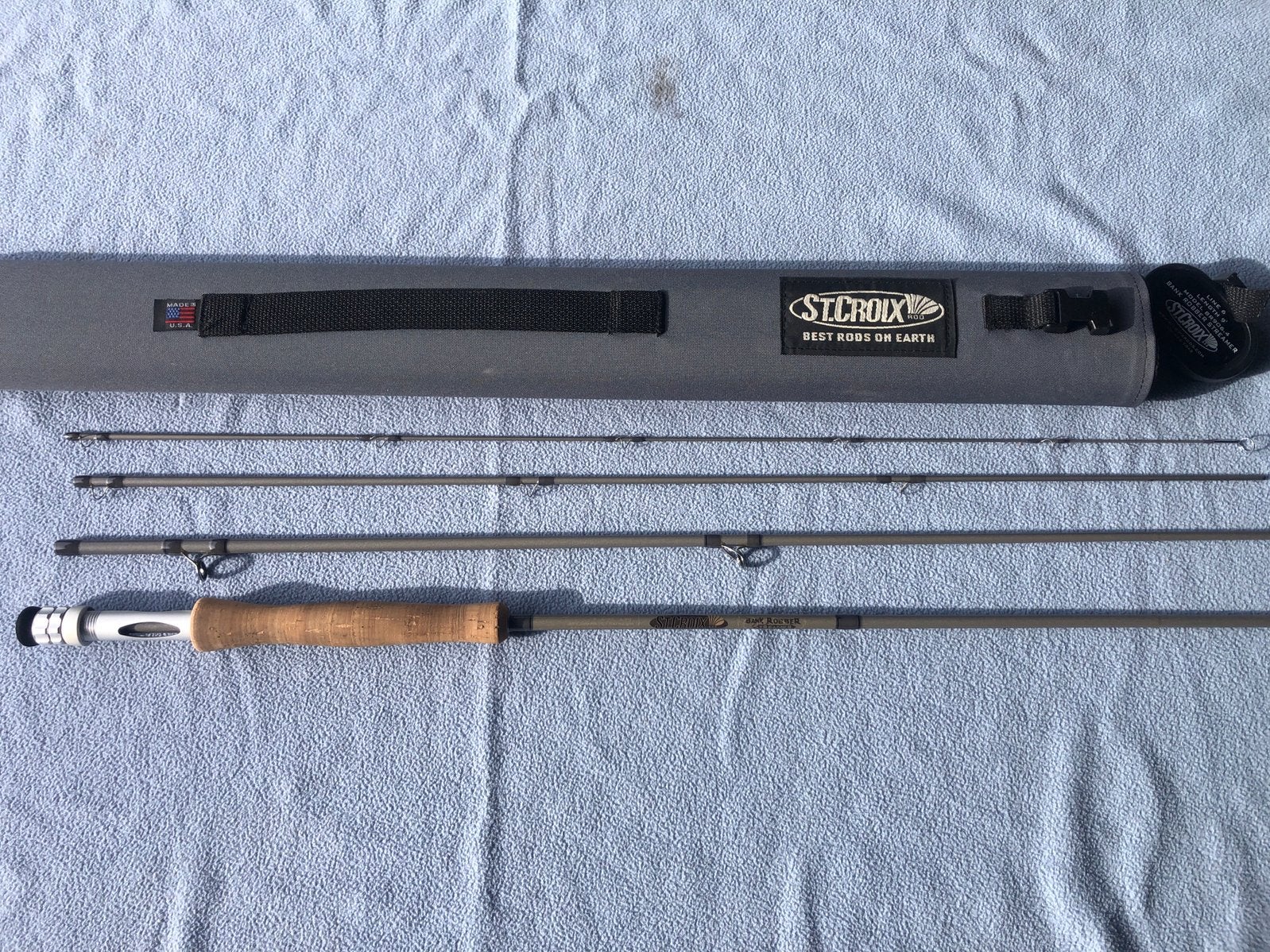 Vliegenhengel St Croix BankRobber Streamer 9ft #6, Watersport en Boten, Ophalen of Verzenden, Zo goed als nieuw, Werphengel