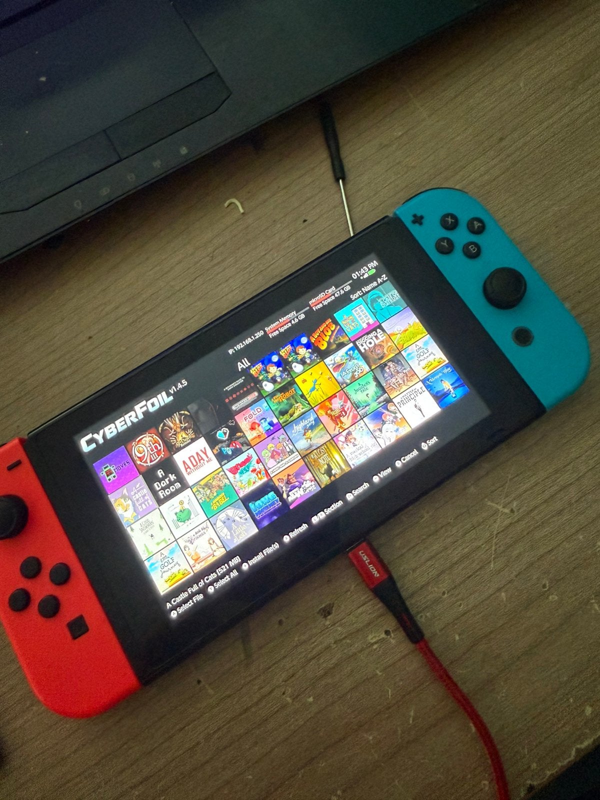 Switch custom special, Spelcomputers en Games, Spelcomputers | Nintendo Switch, Ophalen of Verzenden, Gebruikt, Met 1 controller