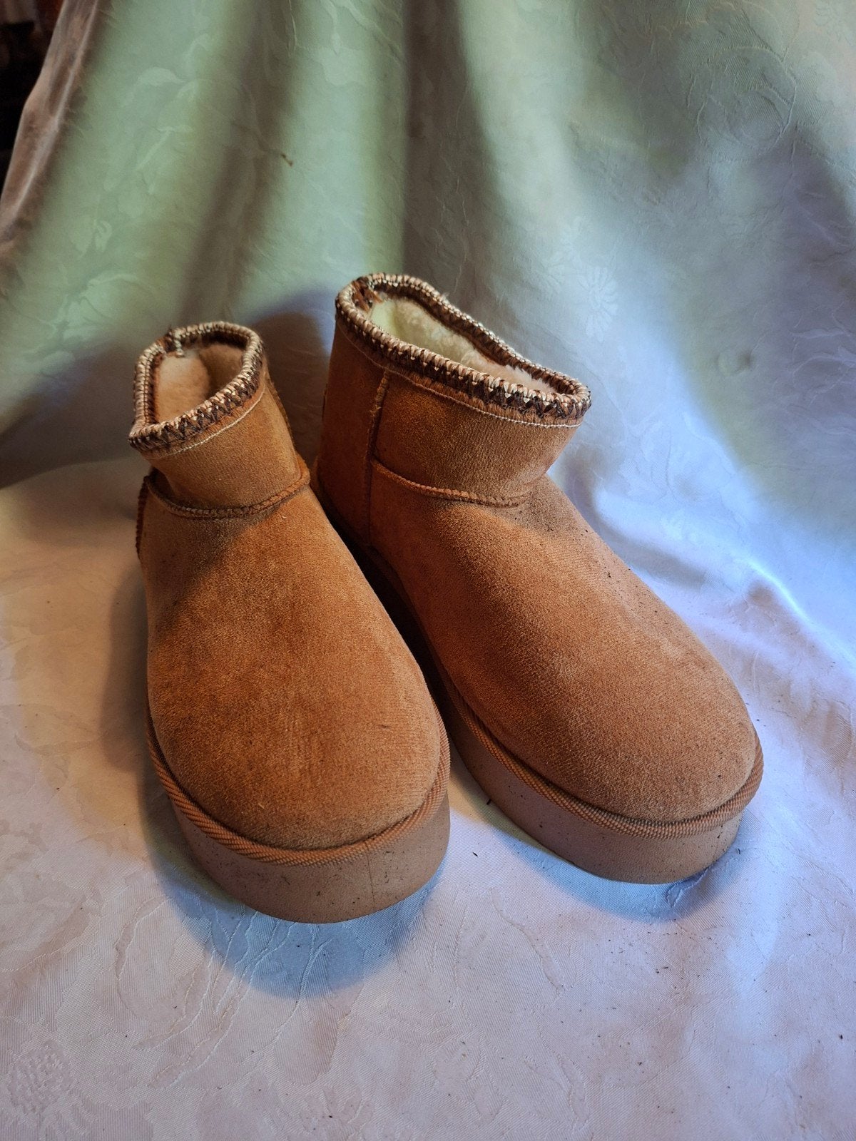 Dames suede gevoerde winterboots maat 39, Verzenden, Zo goed als nieuw