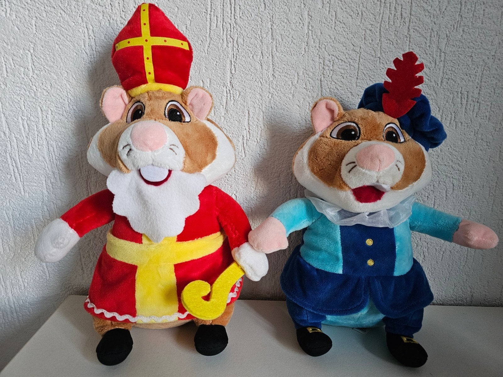 AH knuffels Sint en Piet hamster, Ophalen, Zo goed als nieuw