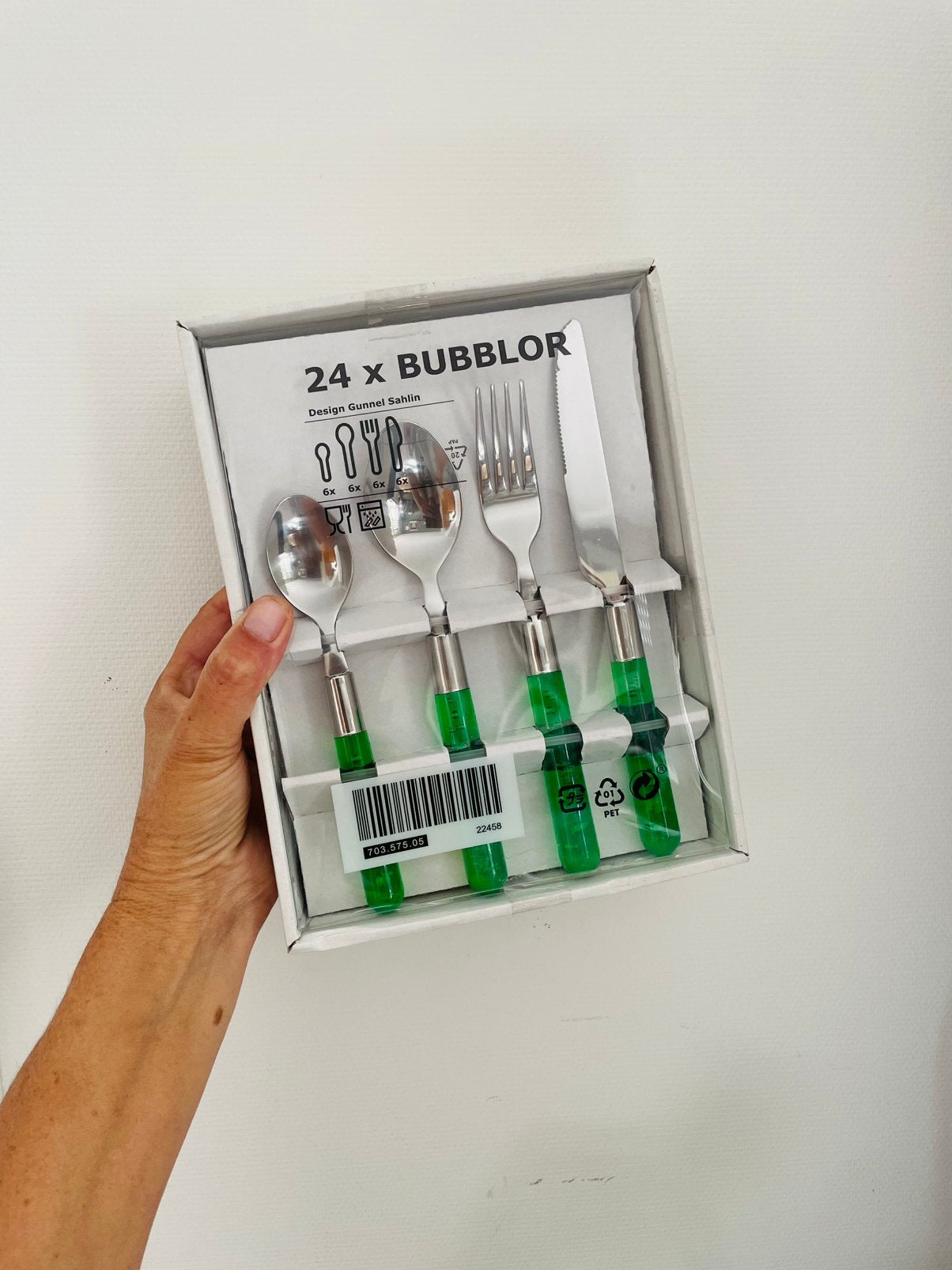 Vintage IKEA BUBBLOR Nieuw in Doos, Huis en Inrichting, Bestekset, Ophalen of Verzenden, Rvs of Chroom, Nieuw