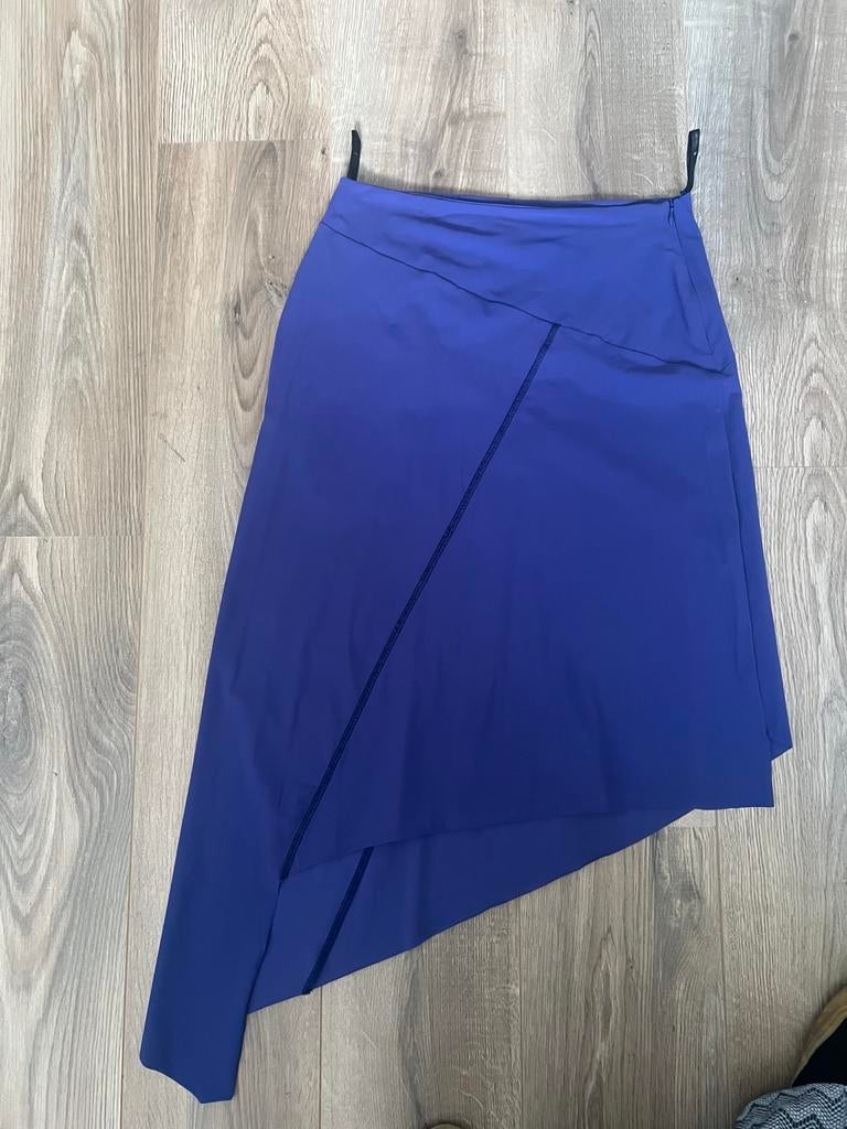 Asymmetrische paarse rok van Cora Kemperman maat M, Maat 38/40 (M), Paars, Ophalen of Verzenden, Zo goed als nieuw