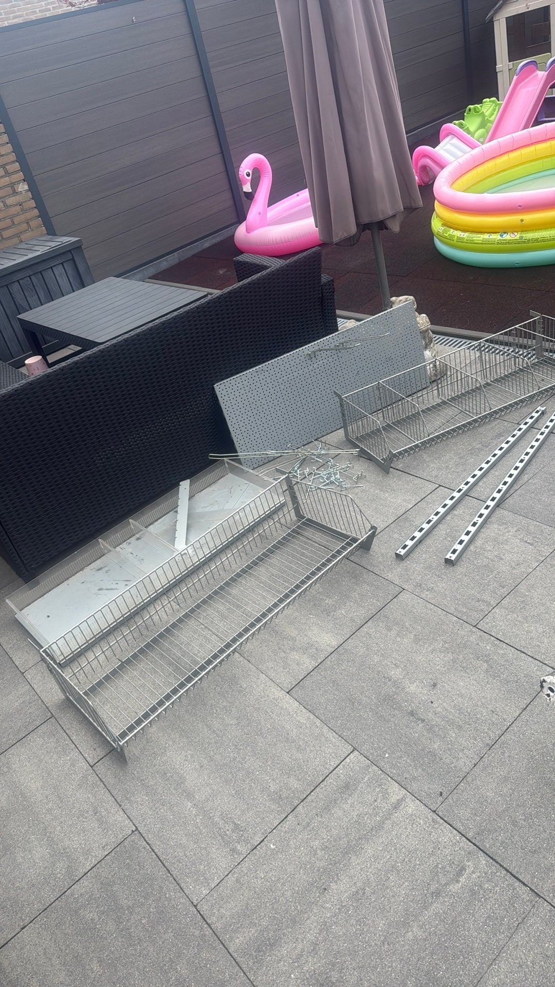 winkel stelling, Ophalen
