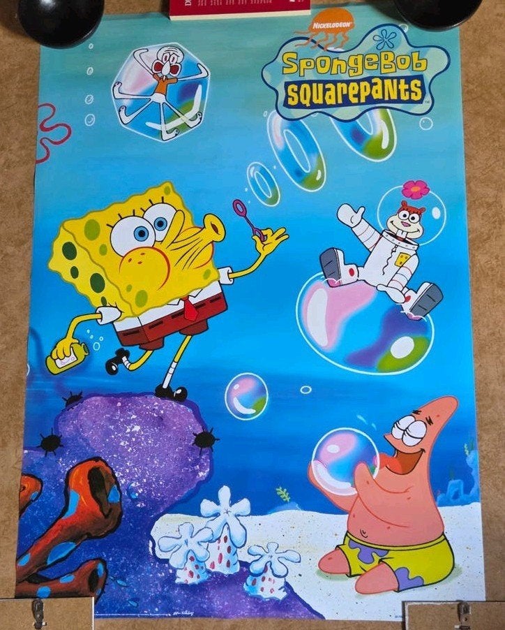 SpongeBob SquarePants & Friends Poster - 93x62cm, Verzamelen, Ophalen of Verzenden, Zo goed als nieuw, Tv, Poster