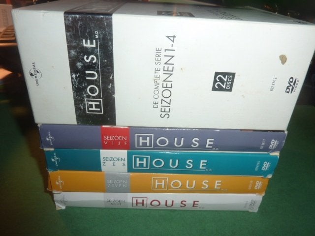 House M.D.  Complete serie 1 t/m 8  Totaal 46 dvd's, Engels, Verzenden, Alle leeftijden, Nederlands
