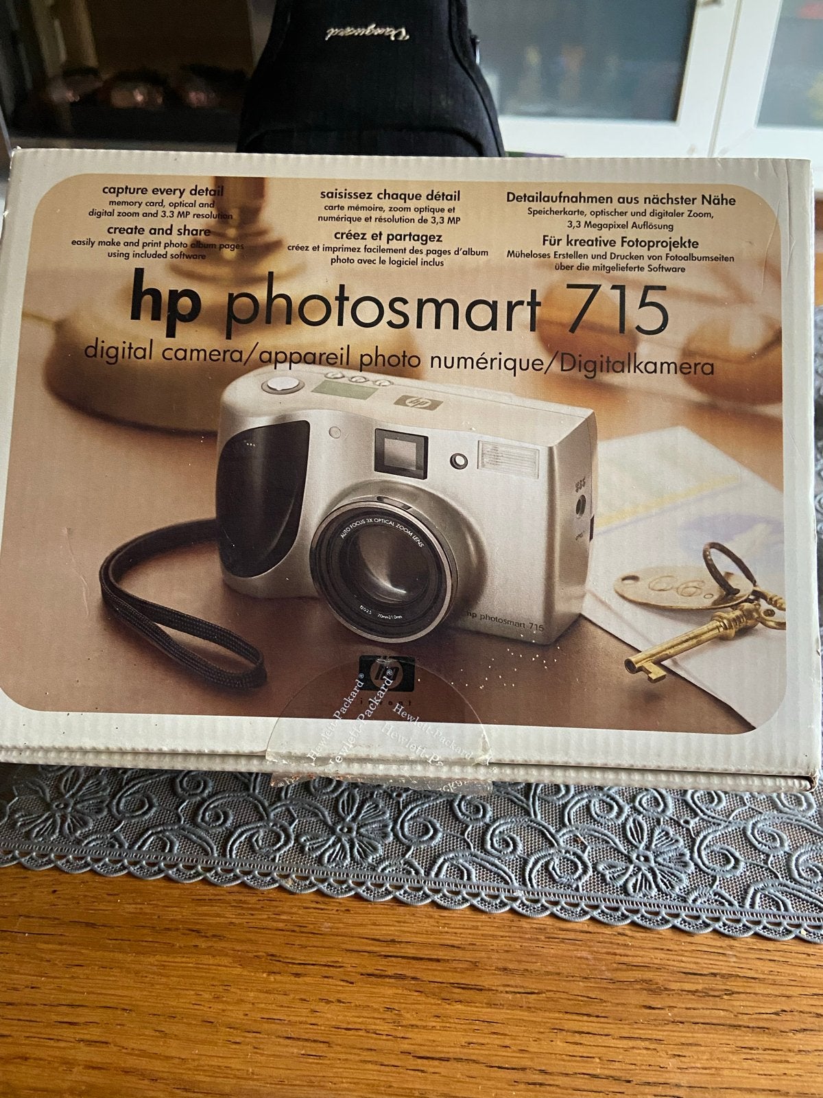 HP Photosmart 715 Digitale Camera - Vintage Compactcamera, Audio, Tv en Foto, Ophalen, Gebruikt, Minder dan 4 keer, HP