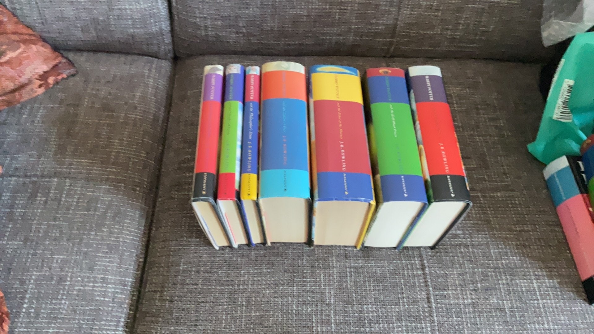 Harry Potter HARDCOVER  1/7  Engelstalig  verkocht, Ophalen of Verzenden, Gebruikt, Boek of Poster