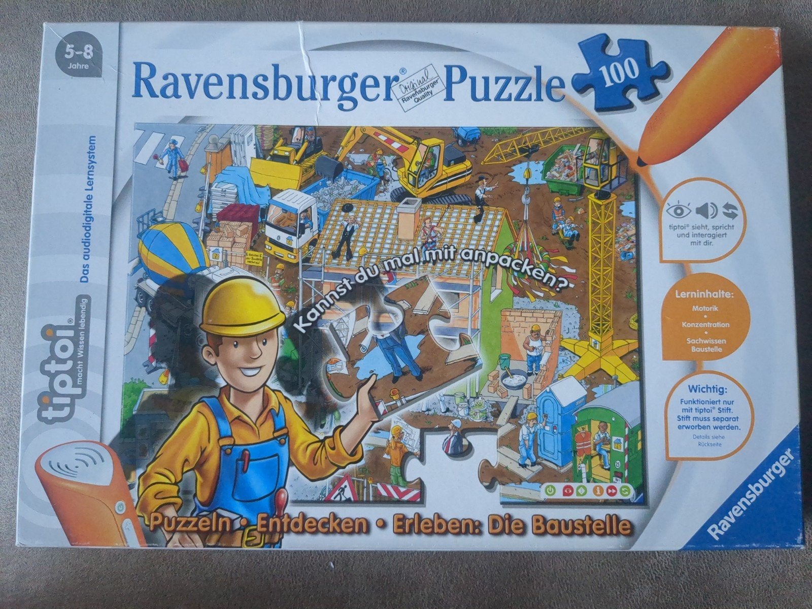 Toptoi puzzle 100 stukjes., Ophalen of Verzenden, Meer dan 50 stukjes, 4 tot 6 jaar