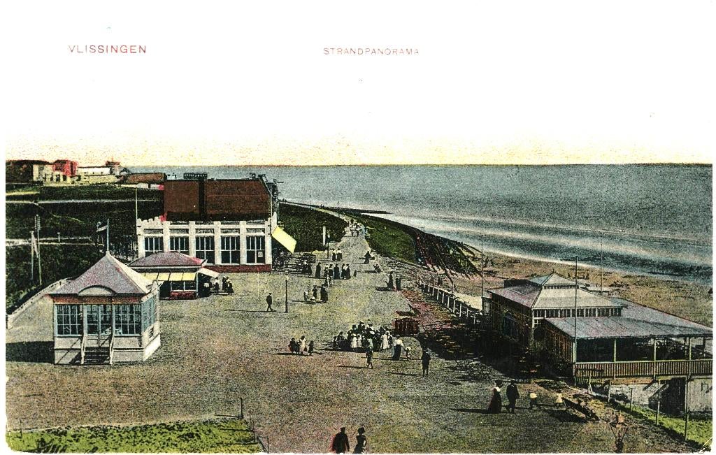 700749	Vlissingen	1909 Zeeland	Gelopen met postzegel, Ophalen of Verzenden, Voor 1920, Gelopen, Zeeland