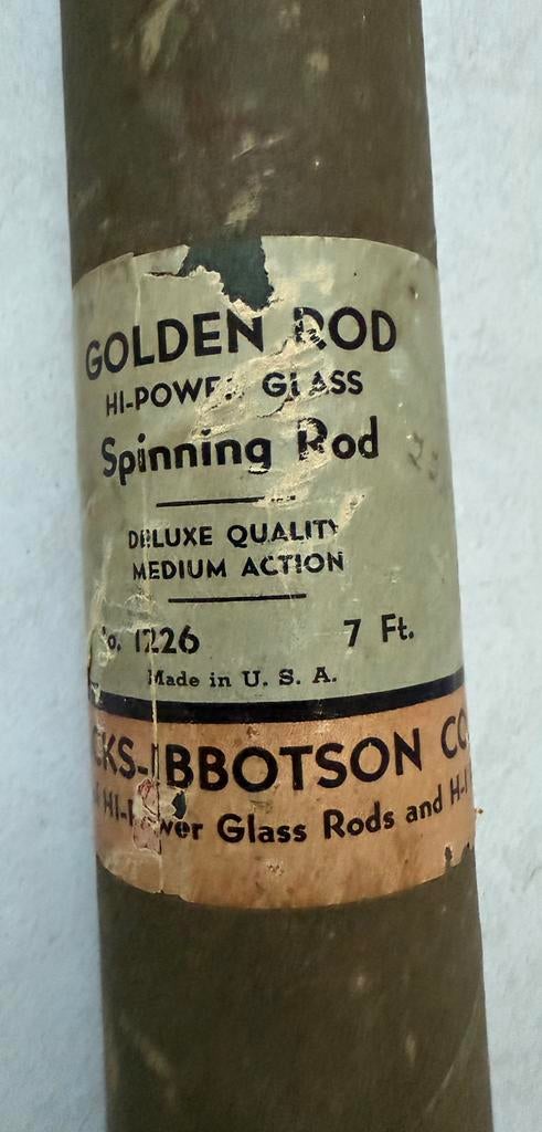 HORROCKS-IBBOTSON spinning glass rod no. 1770, Watersport en Boten, Hengelsport | Algemeen, Ophalen, Gebruikt, Werphengel