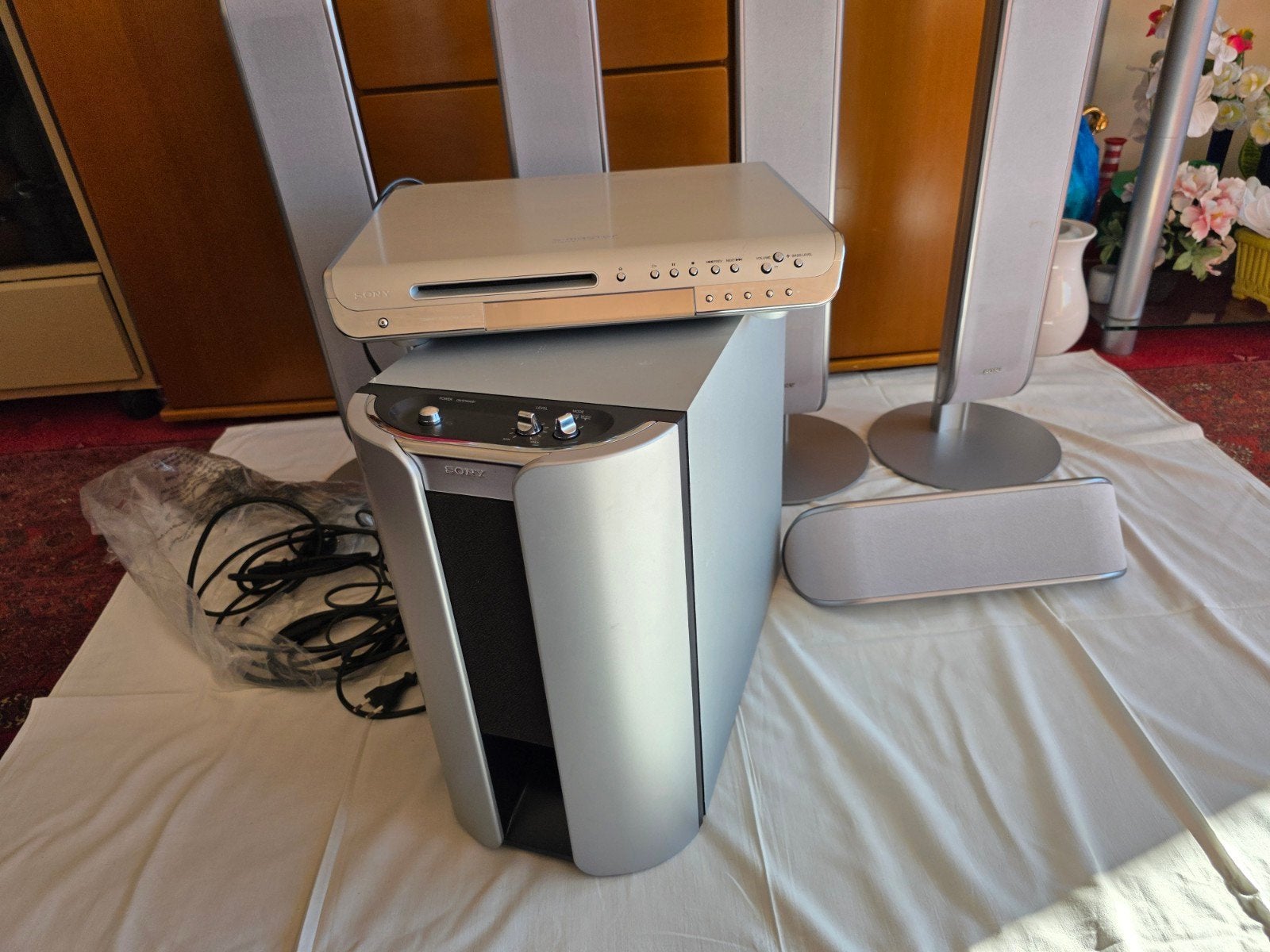 Sony DAV-S880 Home Cinema Set met DVD-speler en 5.1 Geluid, Gebruikt, 70 watt of meer, Ophalen of Verzenden, 5.1-systeem